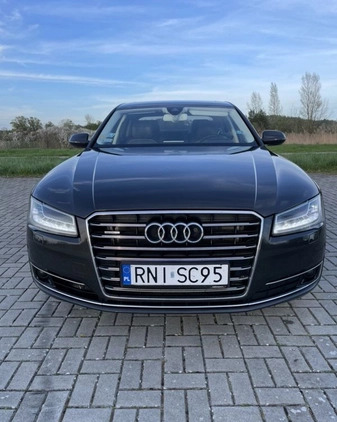 Audi A8 cena 159000 przebieg: 255000, rok produkcji 2016 z Pyzdry małe 56